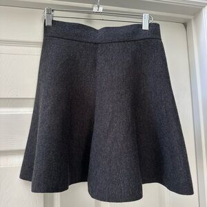 Club Monaco Charcoal Skater Skirt